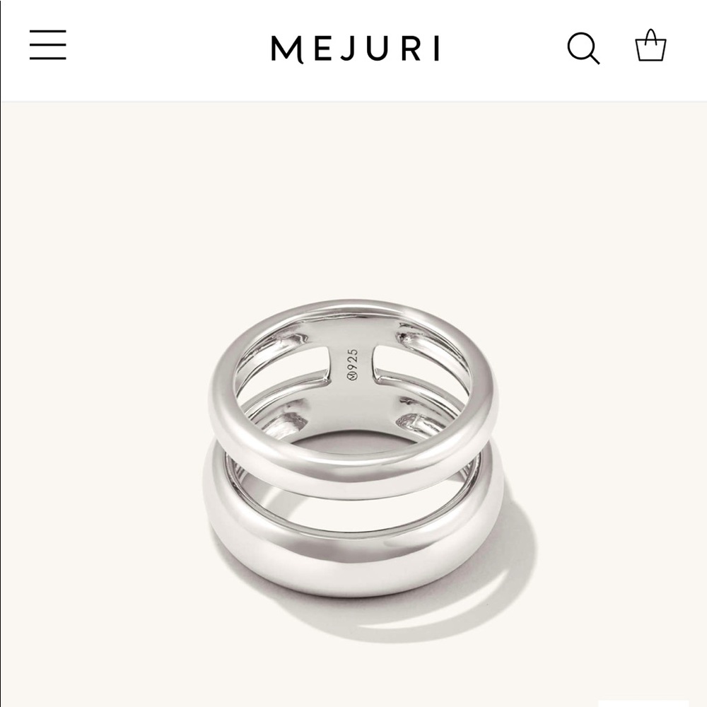 Mejuri duet ring - brand new